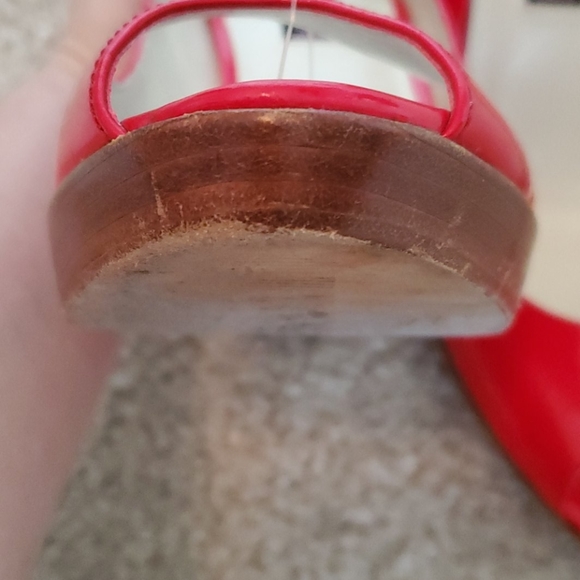 Steven by steve madden red Lalo pumps size 9.5 euc - Picture 8 of 8